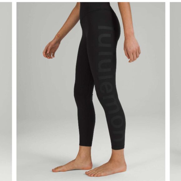 lululemon athletica Pants - Lululemon Align High-Rise Pant 25 inches inseam Graphic Size 16 Black